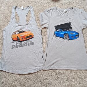 Lot of 2 Ladies Blipshift t-shirts tops FR-S BRZ